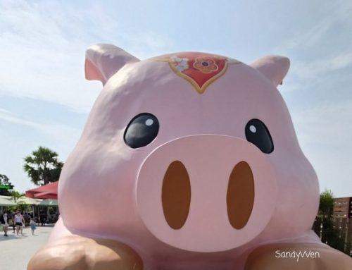 遊記-嘉義-民雄交流道旁那隻巨大的粉紅色豬是???來去三隻小豬觀光農場