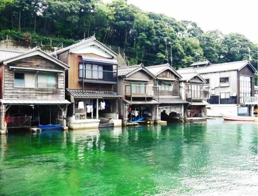 伊根灣遊船、美山茅屋
