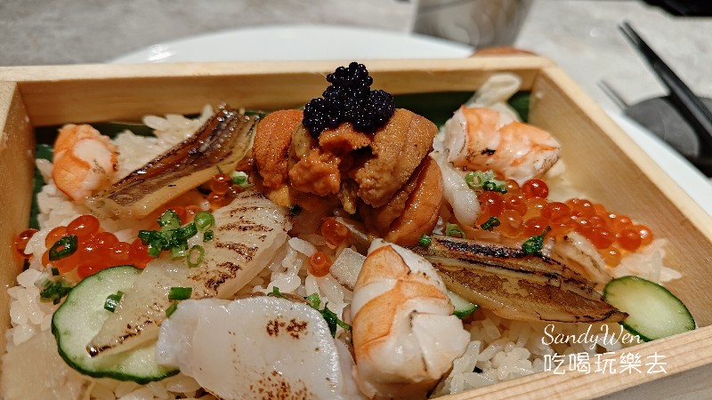 宗初食堂_桃園店15 美味的海膽配上散壽司