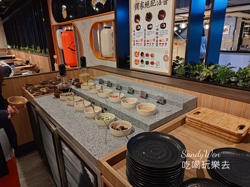 聚北海道鍋物11 聚北海道鍋物醬料區,快來調一份屬於自己的醬吧