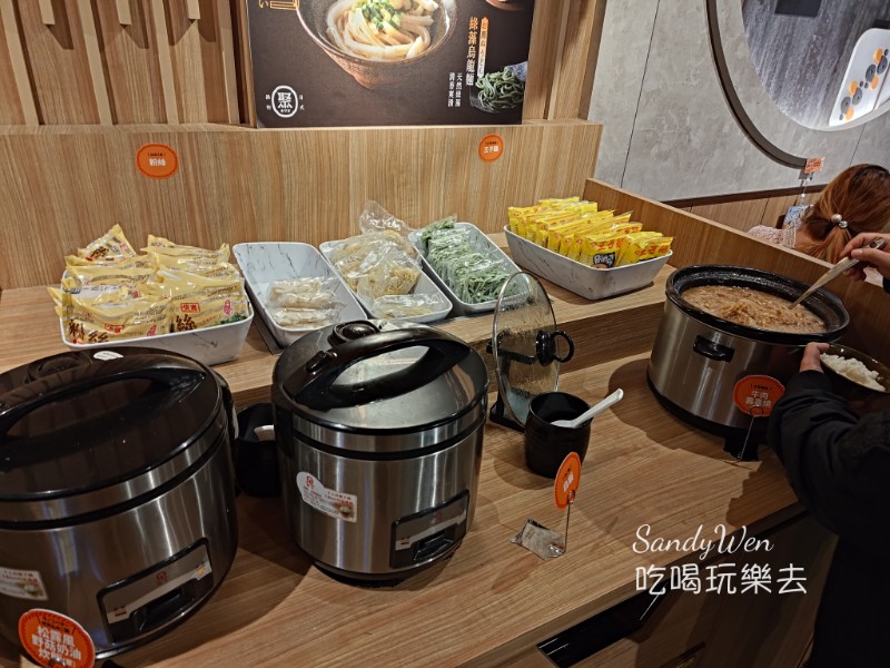 聚北海道鍋物12 聚北海道鍋物副食區,各種飯麵類